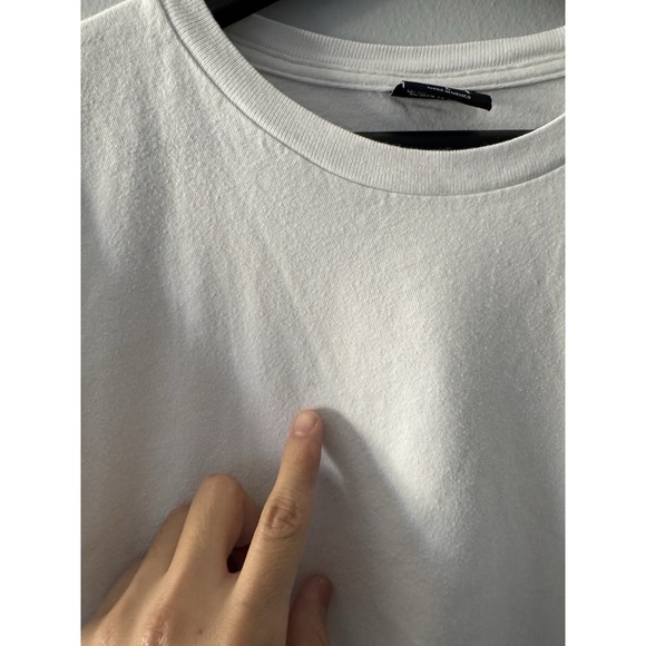 Stussy Ying Yang T-Shirt White with Black, Size Large - Picture 3 of 6